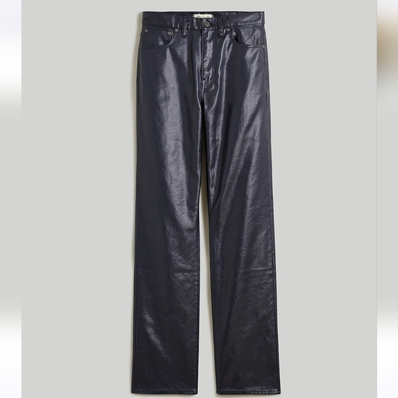 Madewell The '90s Straight Jean in Midnight Blue Foil size 26 NWT NN461 - Picture 6 of 14